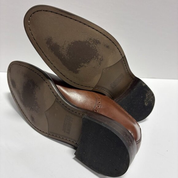 Johnston & Murphy Men’s Stockton Cap Toe Dress Shoes, Size 8.5 M